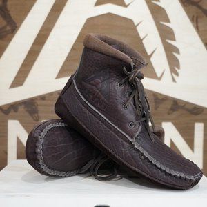 Handmade ANXYNT HUNTING MOCCASINS - MCCULLOUGH- BISON Size 10 (new)